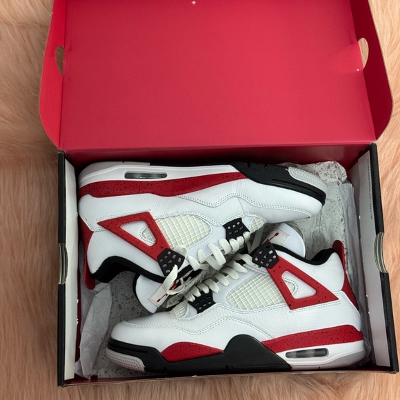 Jordan 4 Retro Red Cement - Picture 1 of 7